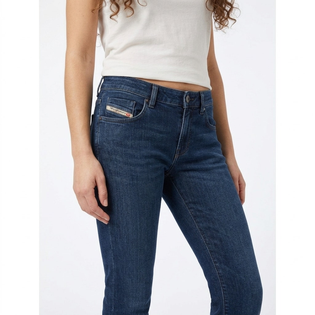 Diesel On Liv Made In Italy Blue Stretch Jeans Women Size 28